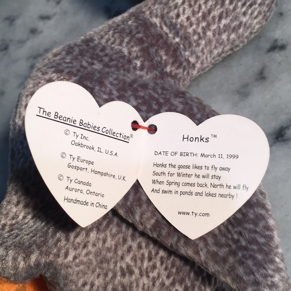 😂Ty Beanie babies, Honks the Goose (4258) - Picture 3 of 4